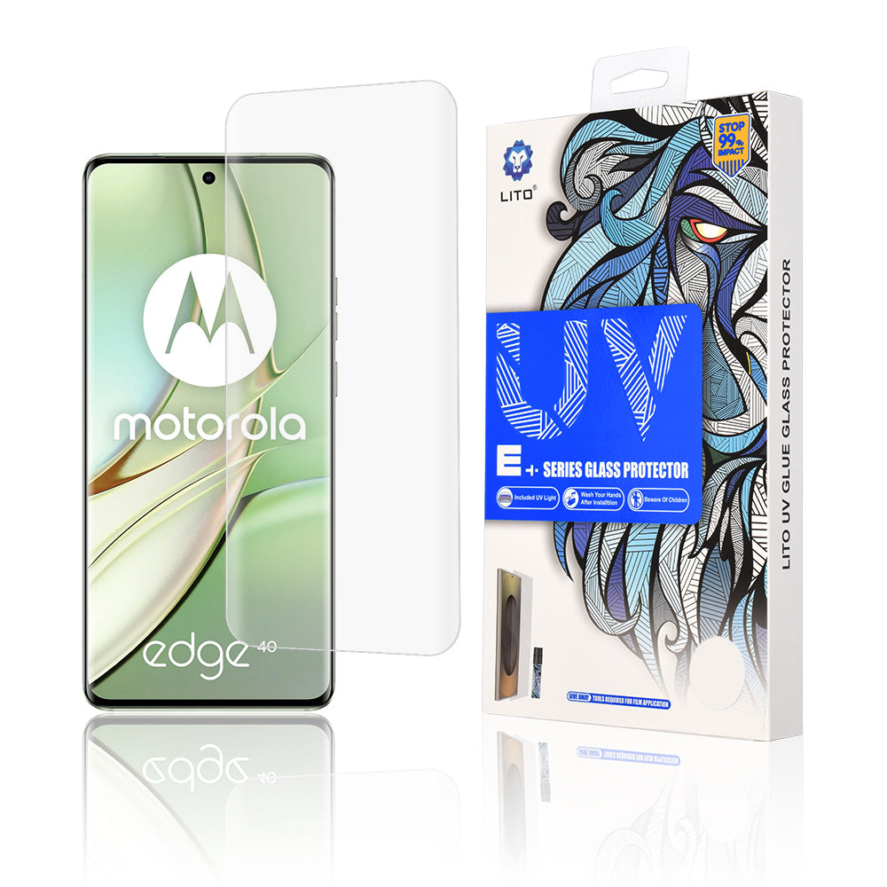 Lito - 3D UV Glass - Motorola Edge 40 / Edge 40 Neo / Edge (2023) - Clear