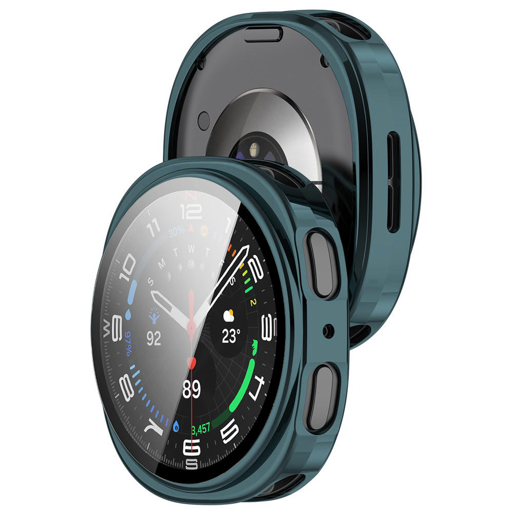 Techsuit - Defense360 Pro + Screen Protector - Galaxy Watch8 44mm - Deep Teal