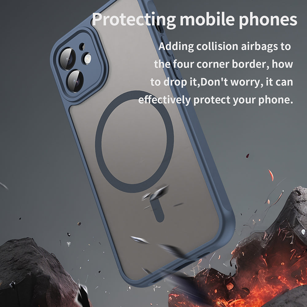 Techsuit - HaloFrost II MagSafe - iPhone 12 - Navy Blue