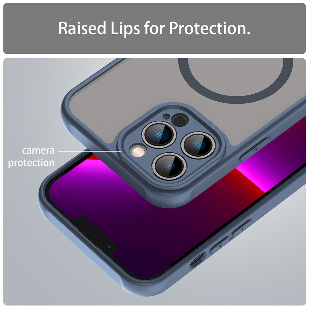 Techsuit - HaloFrost II MagSafe - iPhone 13 Pro - Navy Blue