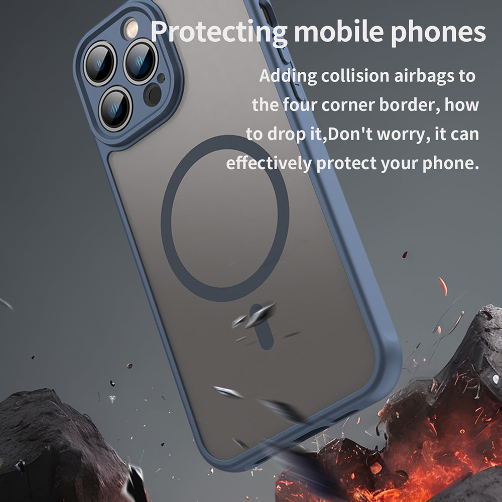 Techsuit - HaloFrost II MagSafe - iPhone 13 Pro - Navy Blue