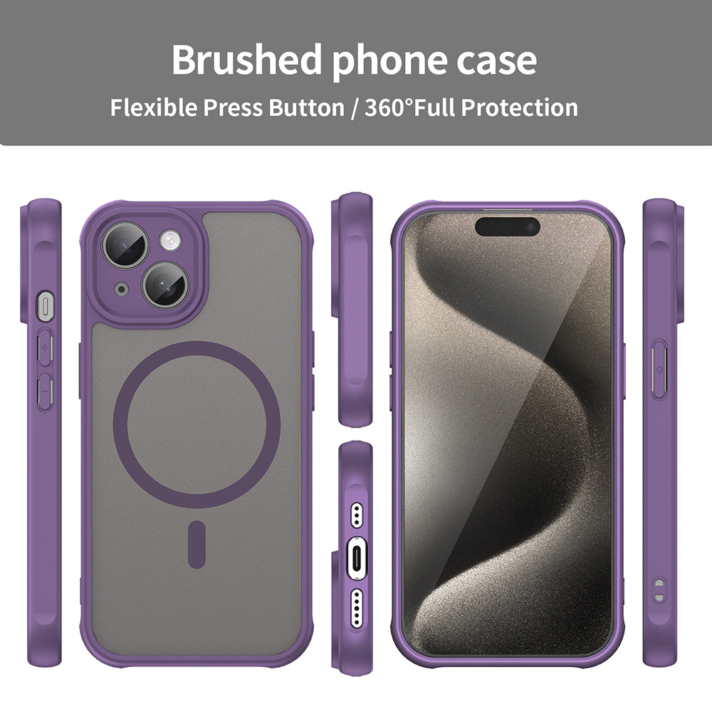 Techsuit - HaloFrost II MagSafe - iPhone 15 Plus - Purple