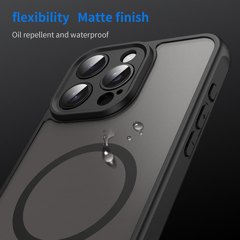 Techsuit - HaloFrost II MagSafe - iPhone 15 Pro - Black