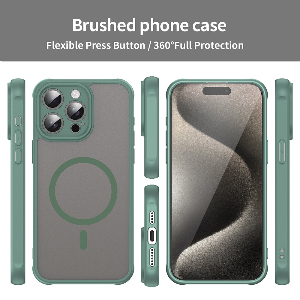 Techsuit - HaloFrost II MagSafe - iPhone 15 Pro - Green