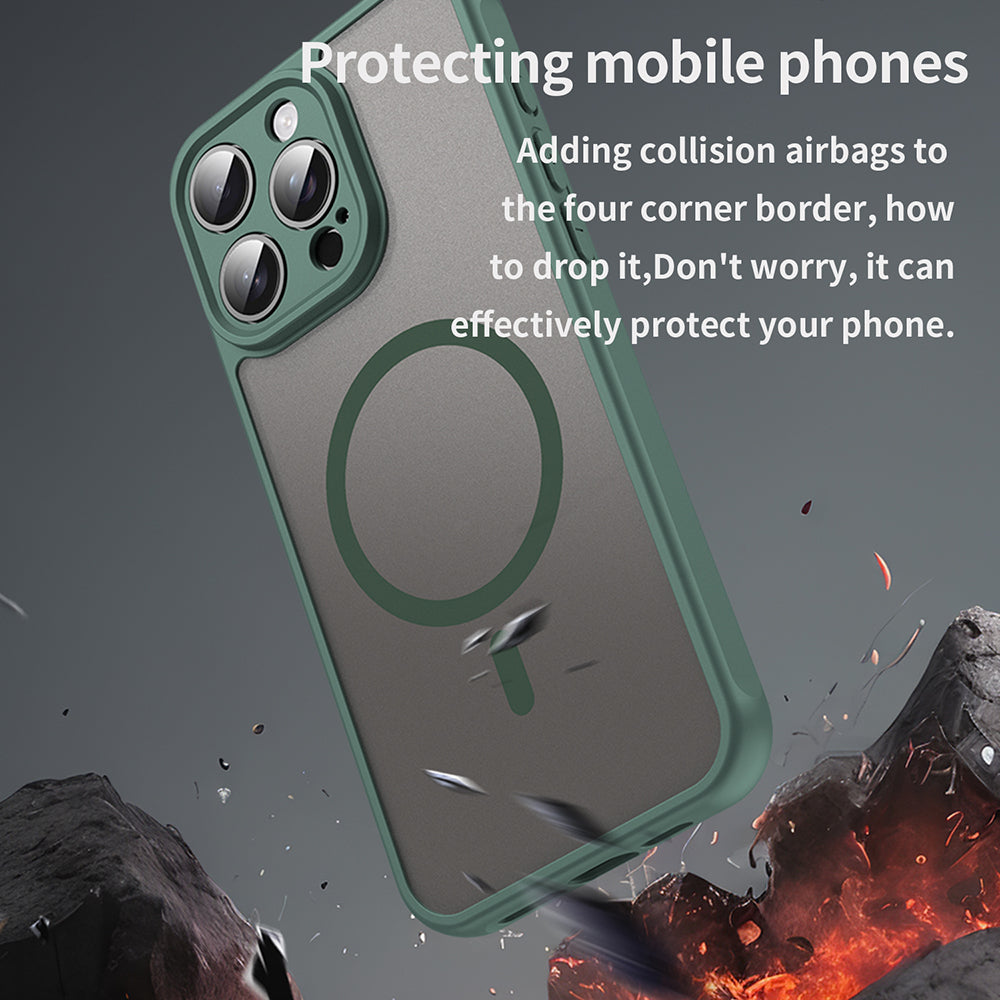 Techsuit - HaloFrost II MagSafe - iPhone 15 Pro - Green