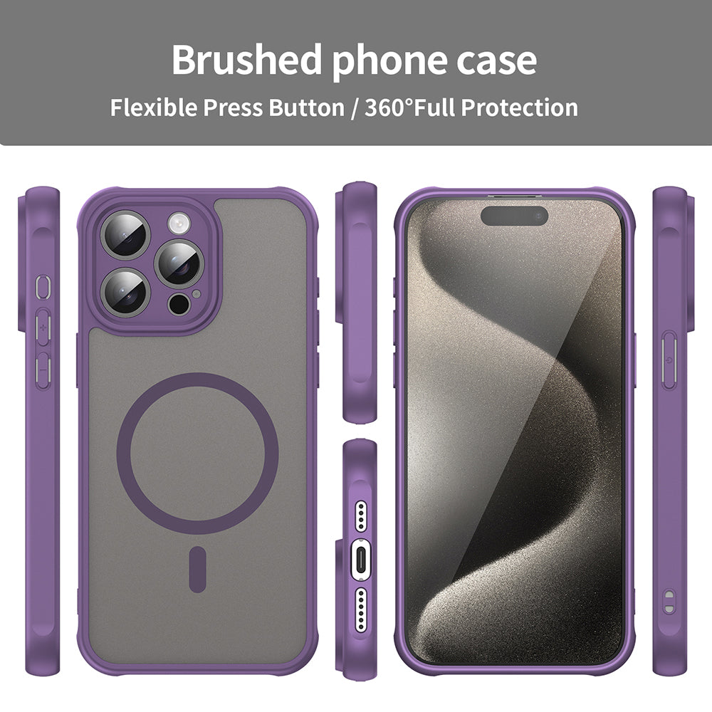 Techsuit - HaloFrost II MagSafe - iPhone 15 Pro - Purple