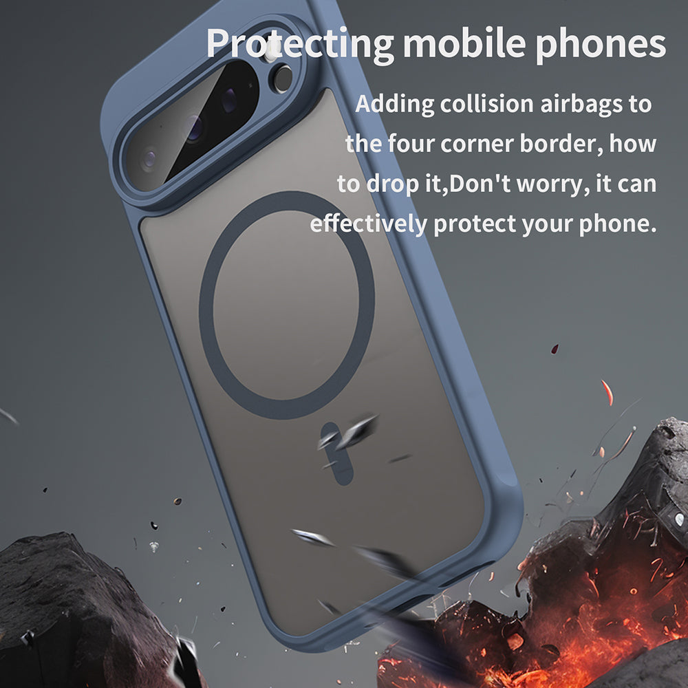 Techsuit - HaloFrost II MagSafe - Google Pixel 9 Pro - Navy Blue