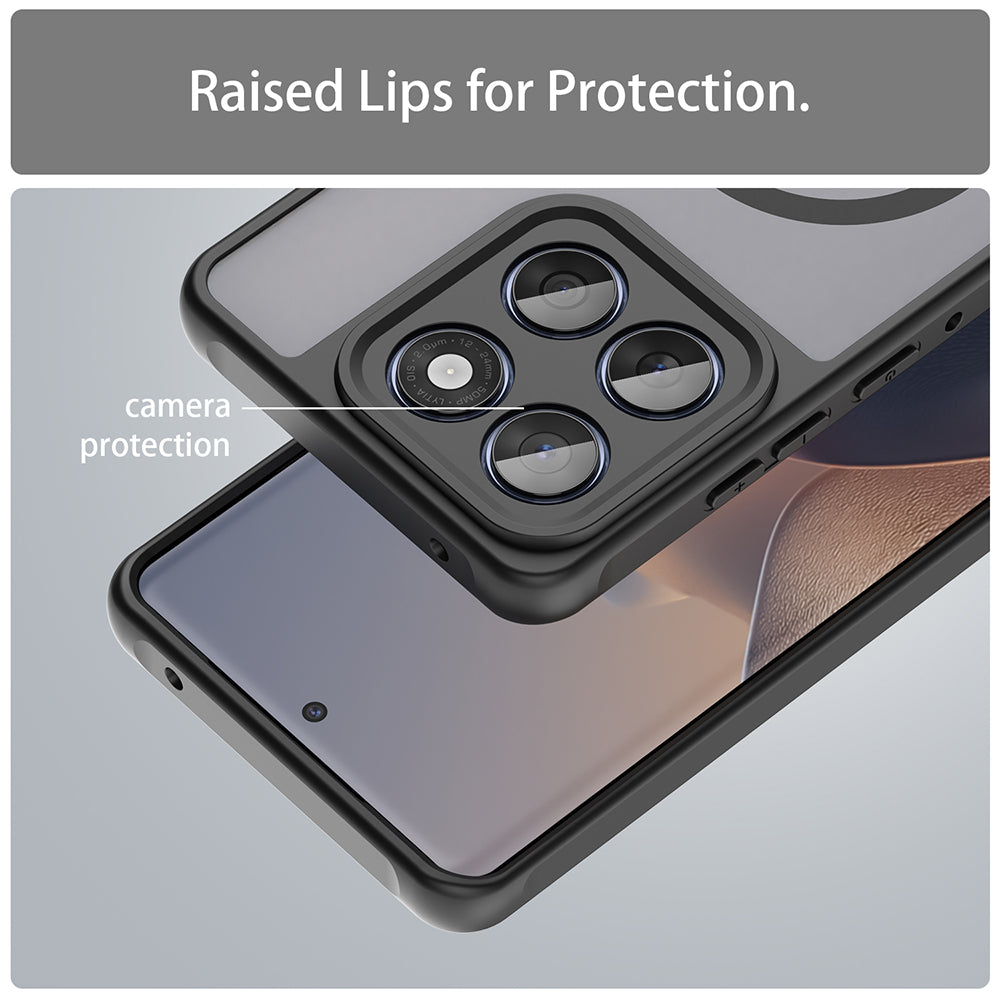 Techsuit - HaloFrost II MagSafe - Motorola Edge 60 / 60 Fusion - Black