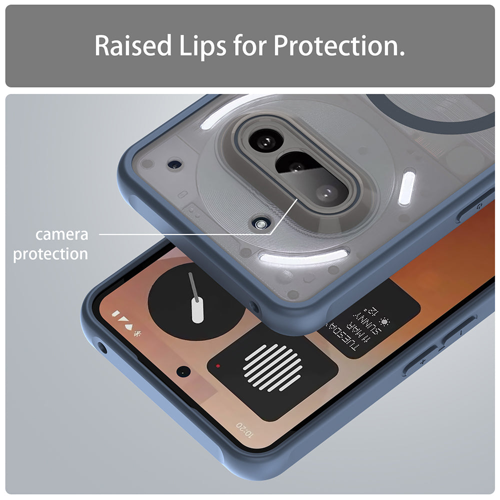 Techsuit - HaloFrost II MagSafe - Nothing Phone (3a) - Navy Blue
