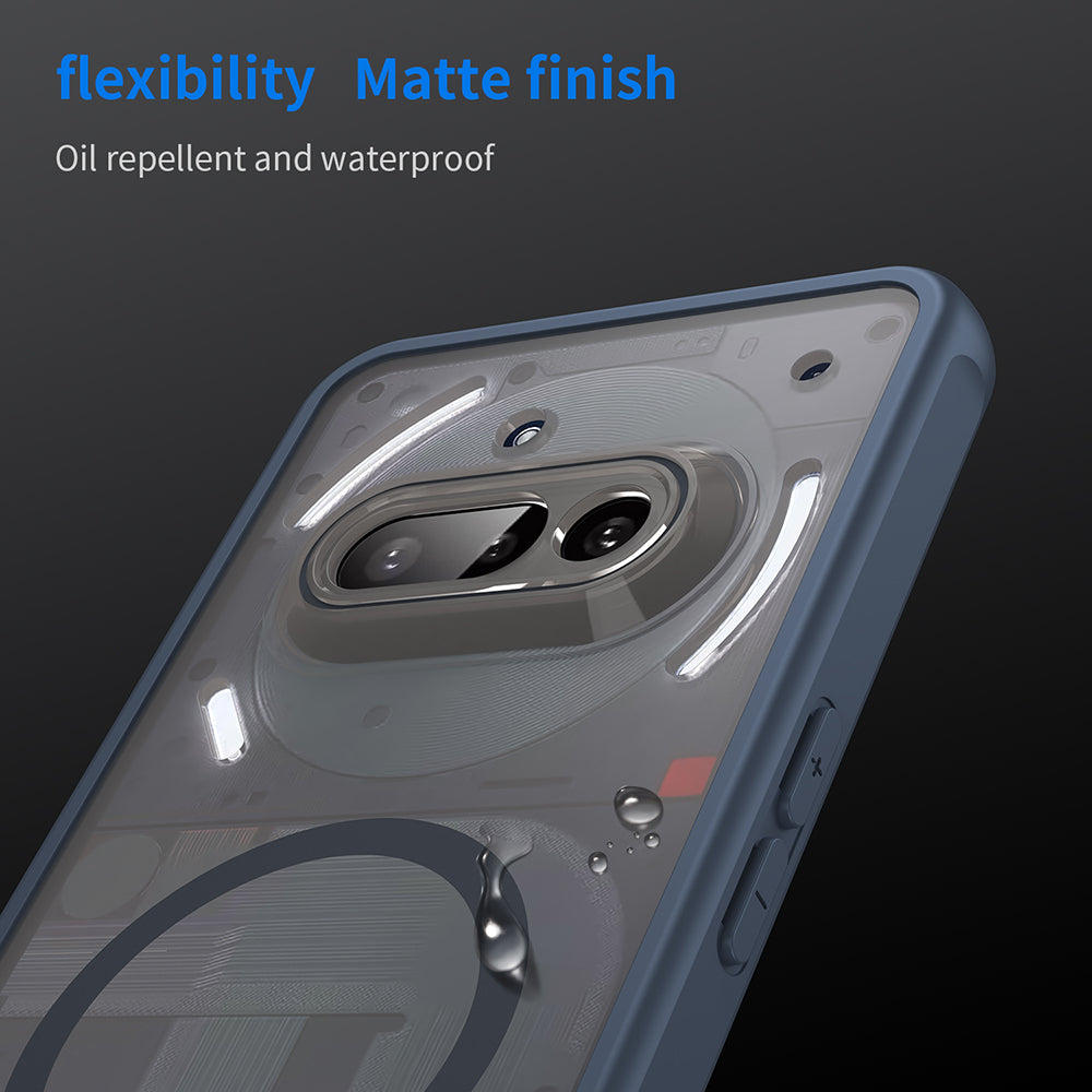 Techsuit - HaloFrost II MagSafe - Nothing Phone (3a) - Navy Blue