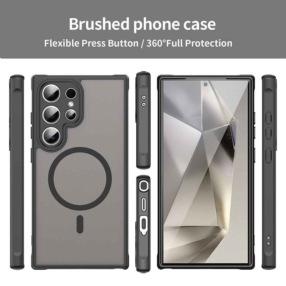 Techsuit - HaloFrost II MagSafe - Galaxy S24 Ultra - Black