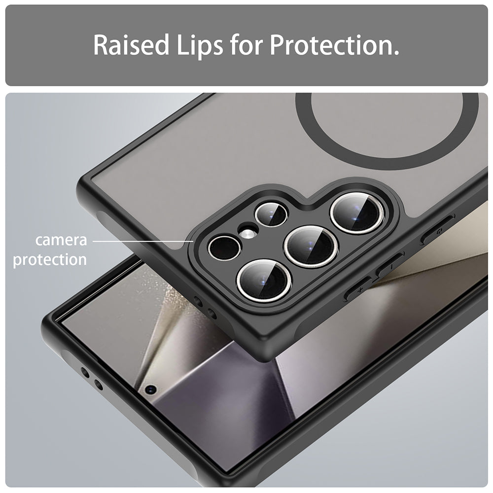 Techsuit - HaloFrost II MagSafe - Galaxy S24 Ultra - Black