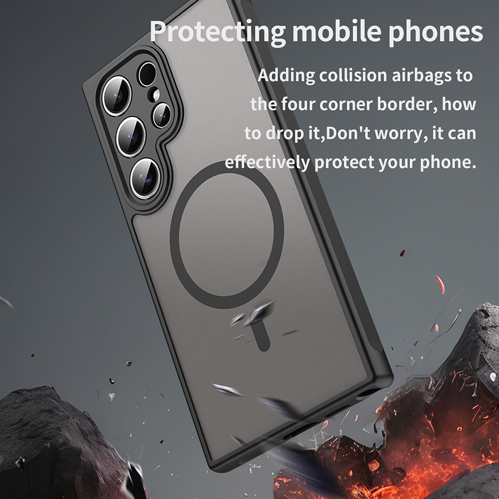 Techsuit - HaloFrost II MagSafe - Galaxy S24 Ultra - Black