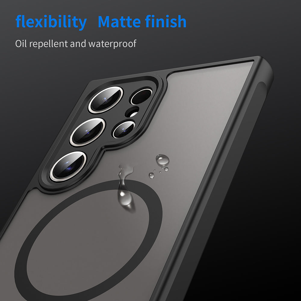 Techsuit - HaloFrost II MagSafe - Galaxy S24 Ultra - Black