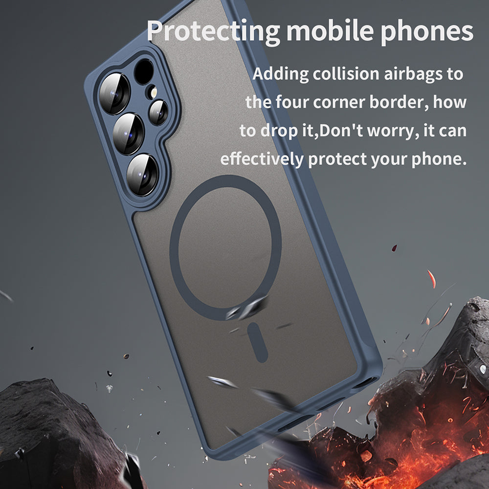 Techsuit - HaloFrost II MagSafe - Galaxy S25 Ultra - Navy Blue