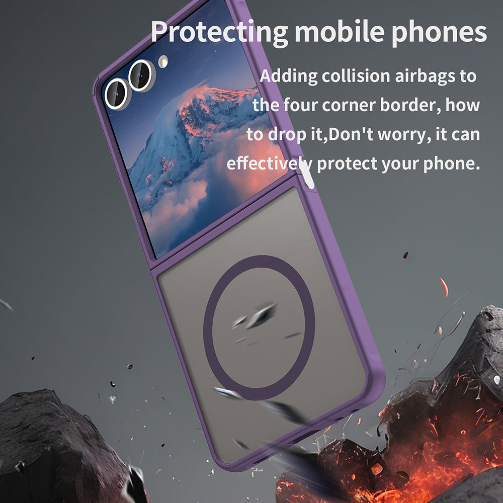 Techsuit - HaloFrost II MagSafe - Galaxy Z Flip7 - Purple