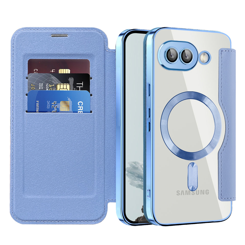 Techsuit - SmartMag Book Case - Google Pixel 9a - Light Blue