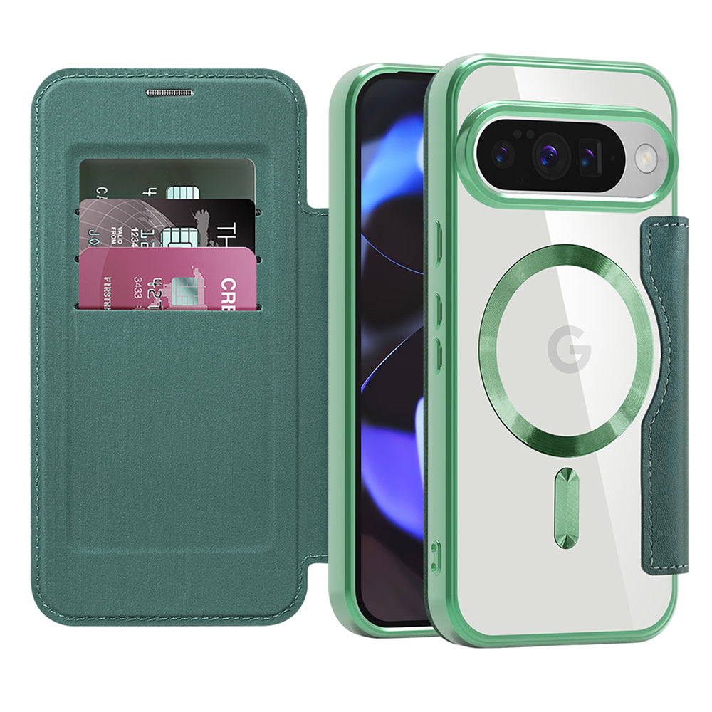 Techsuit - SmartMag Book Case - Google Pixel 10 / 10 Pro - Green