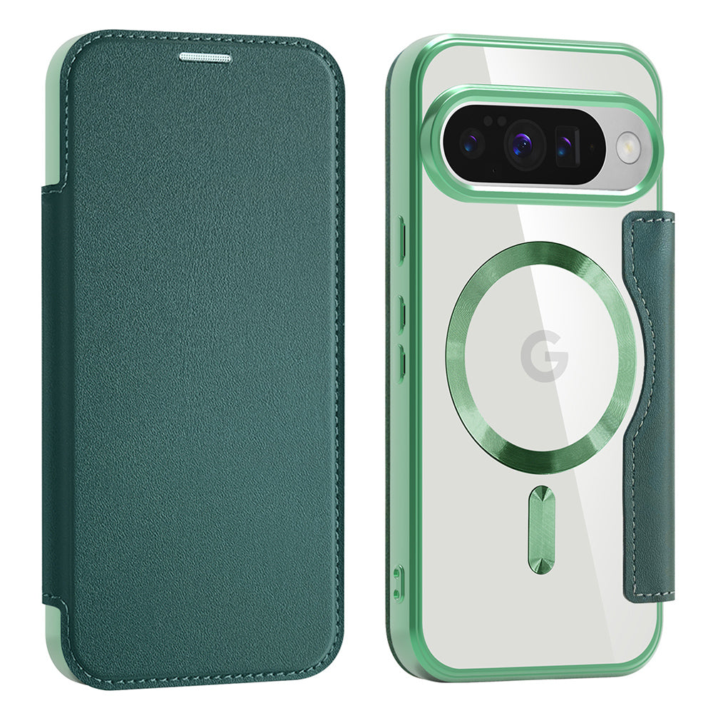 Techsuit - SmartMag Book Case - Google Pixel 10 / 10 Pro - Green