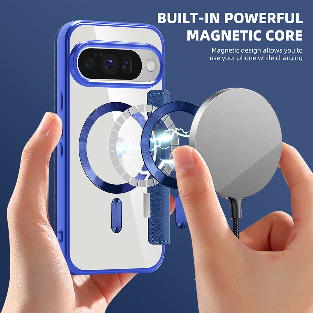 Techsuit - SmartMag Book Case - Google Pixel 10 / 10 Pro - Blue