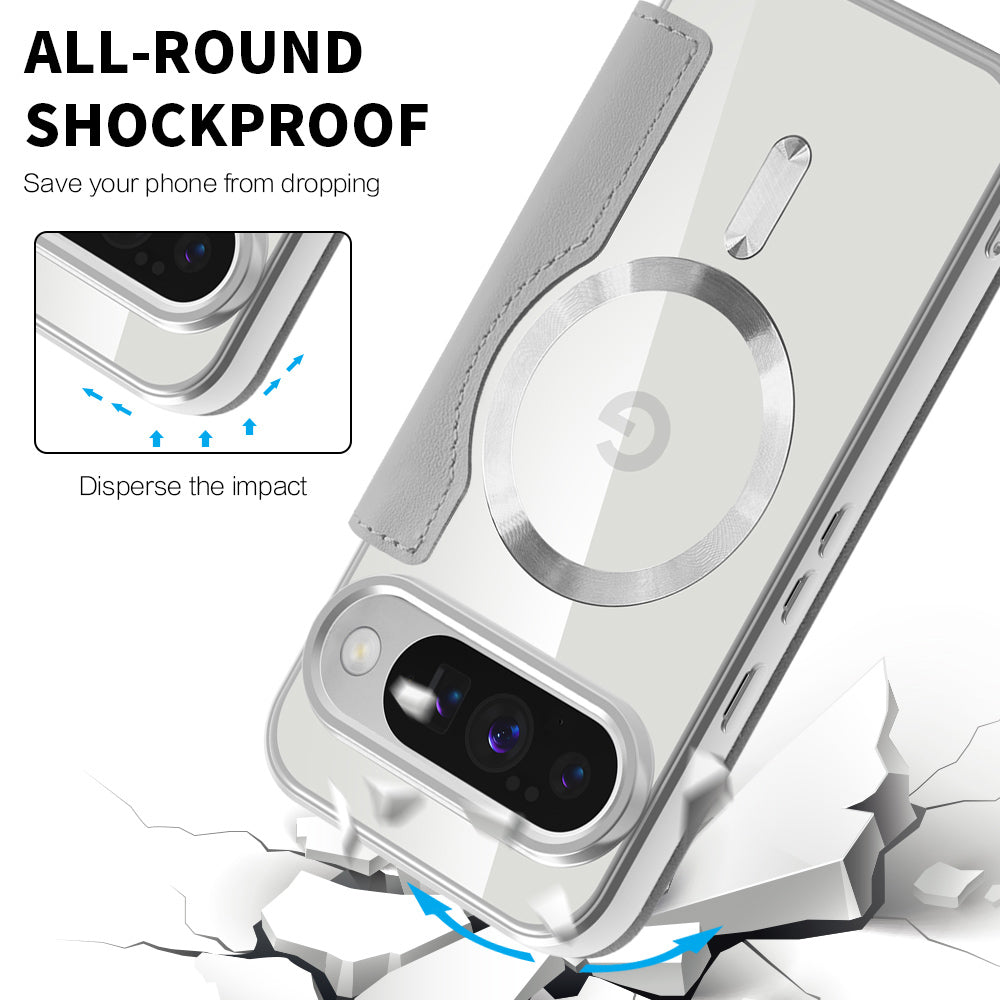 Techsuit - SmartMag Book Case - Google Pixel 10 / 10 Pro - Gray