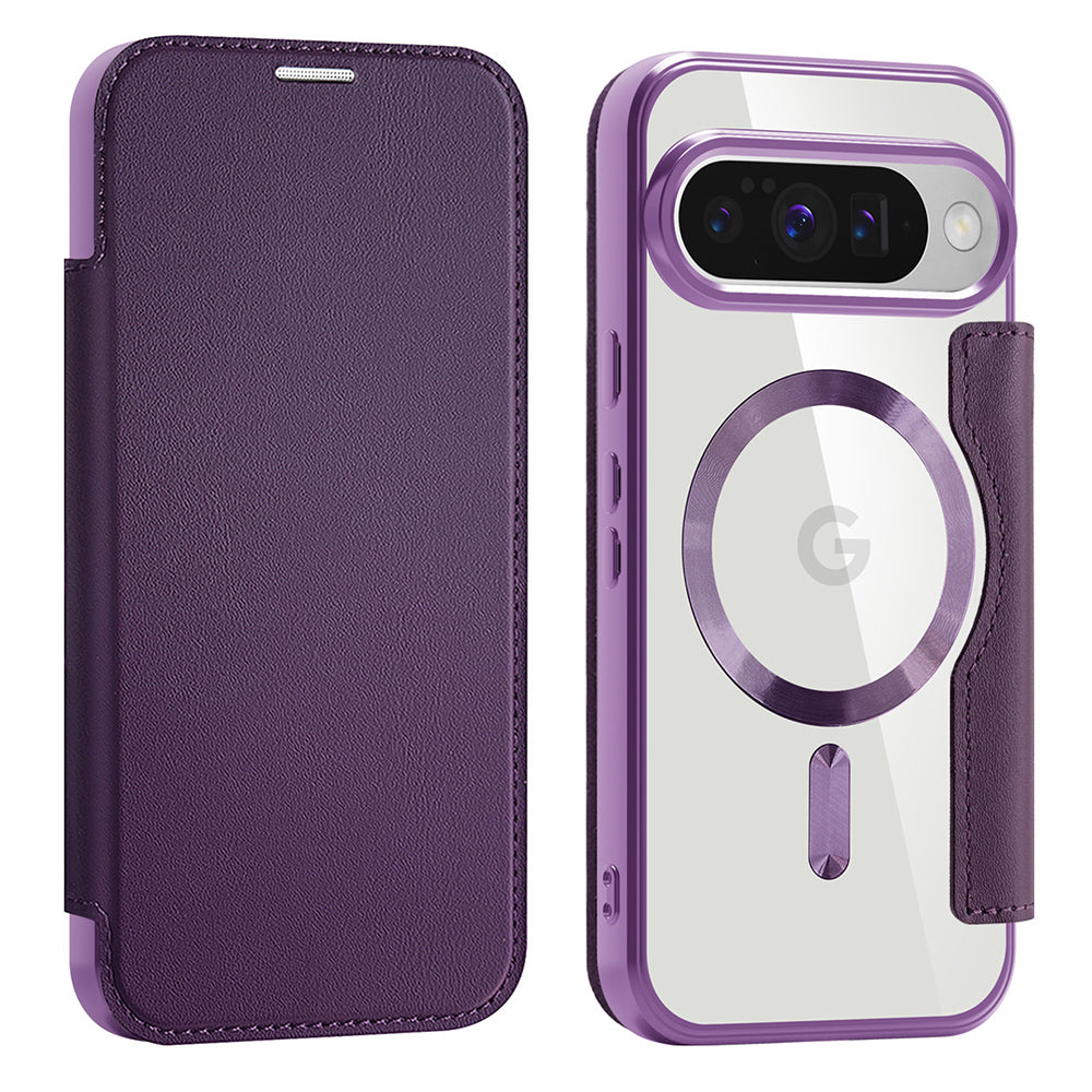 Techsuit - SmartMag Book Case - Google Pixel 10 / 10 Pro - Purple
