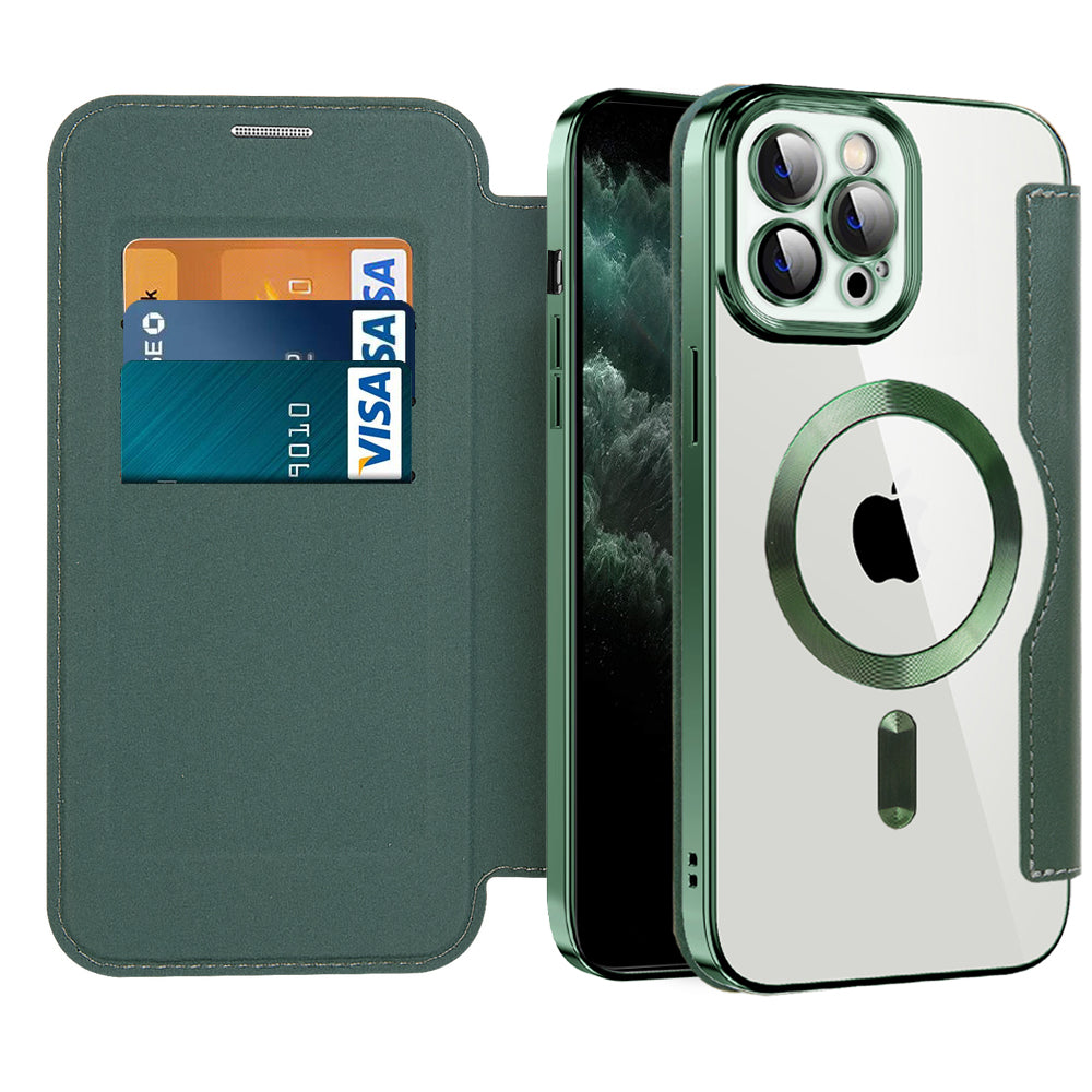 Techsuit - SmartMag Book Case - iPhone 11 Pro Max - Green