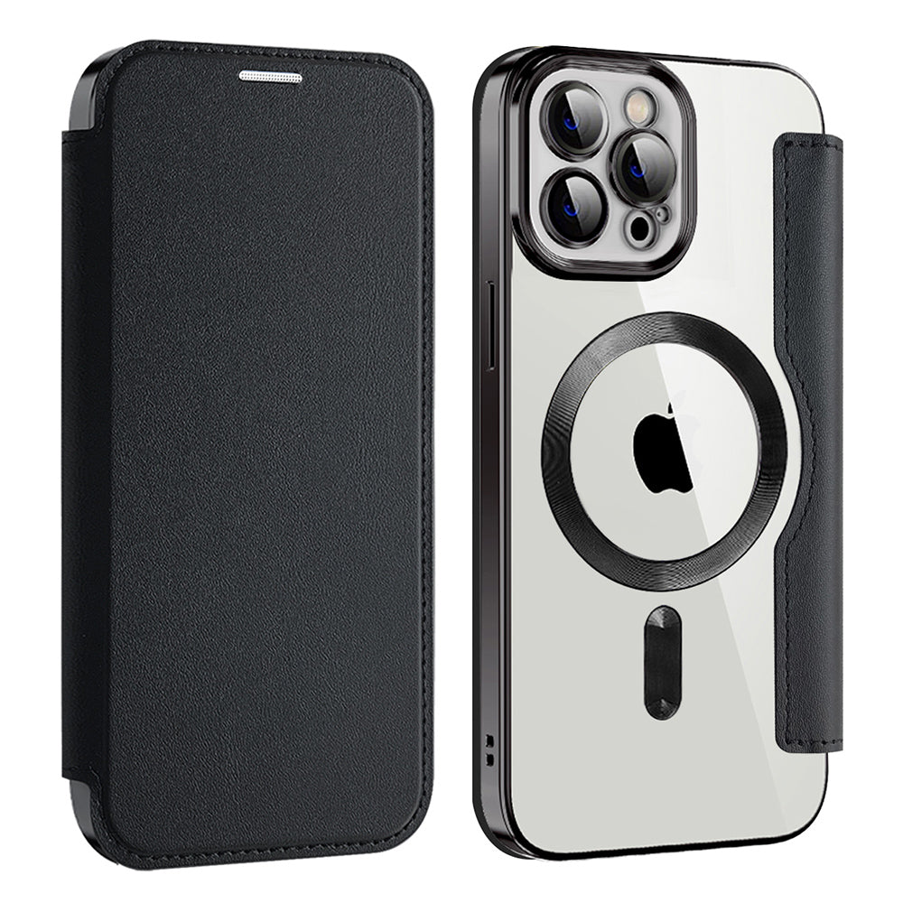 Techsuit - SmartMag Book Case - iPhone 12 Pro - Black
