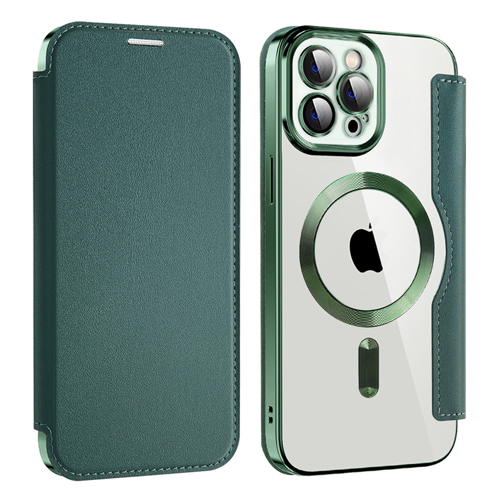 Techsuit - SmartMag Book Case - iPhone 12 Pro - Green