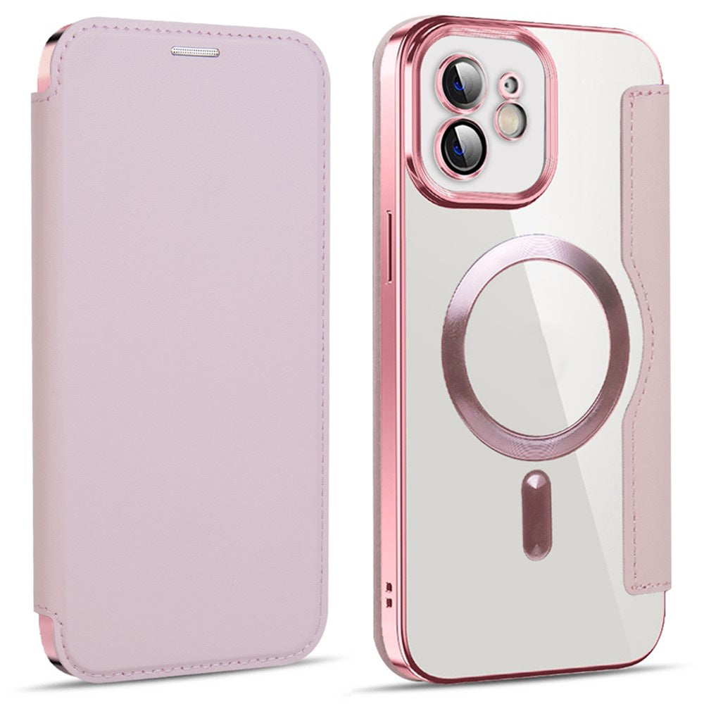 Techsuit - SmartMag Book Case - iPhone 12 - Pink
