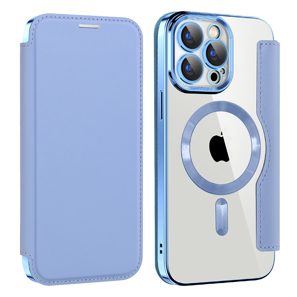 Techsuit - SmartMag Book Case - iPhone 15 Pro - Light Blue