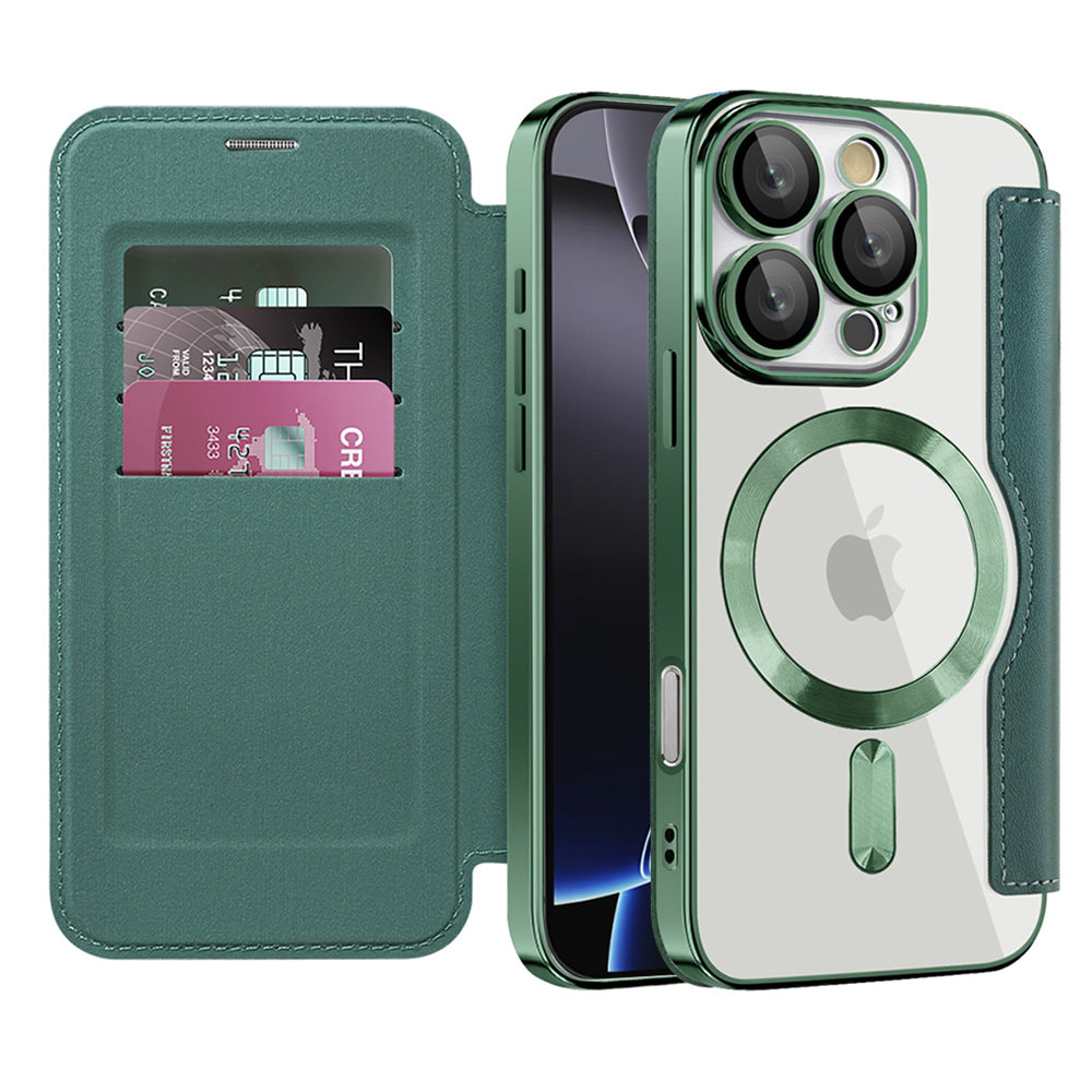 Techsuit - SmartMag Book Case - iPhone 16 Pro Max - Green