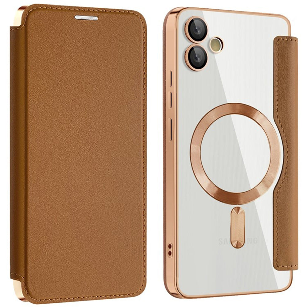 Techsuit - SmartMag Book Case - Galaxy A05 - Brown