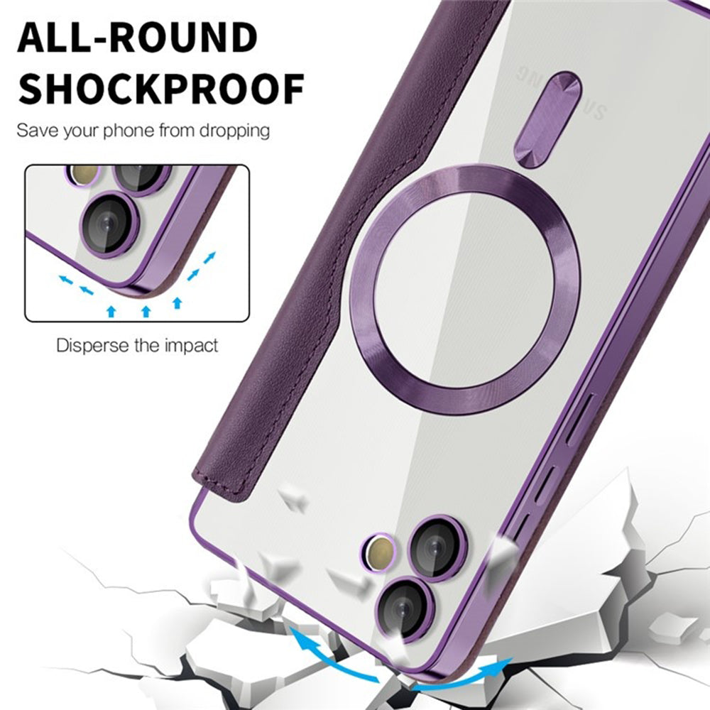 Techsuit - SmartMag Book Case - Galaxy A05 - Purple