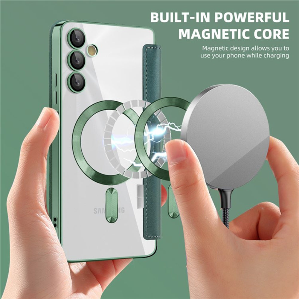 Techsuit - SmartMag Book Case - Galaxy A05s - Green