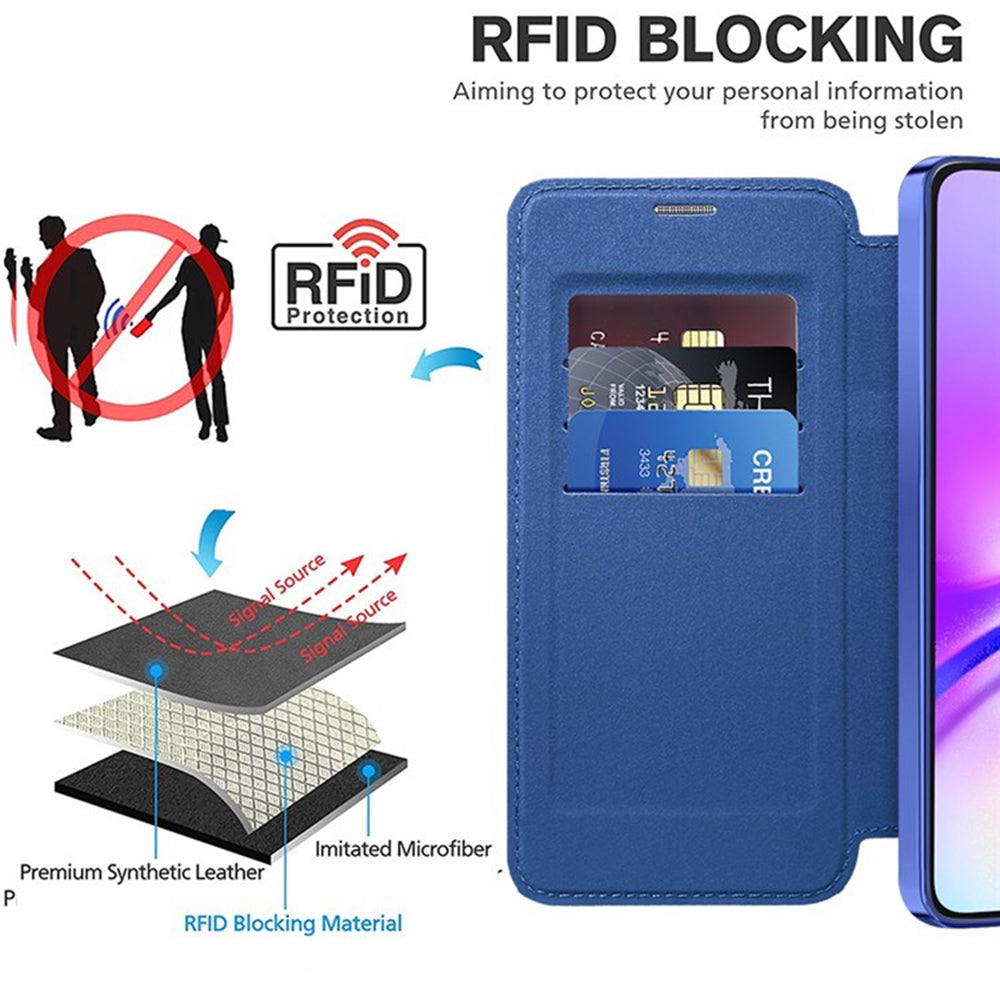 Techsuit - SmartMag Book Case - Galaxy A05s - Blue