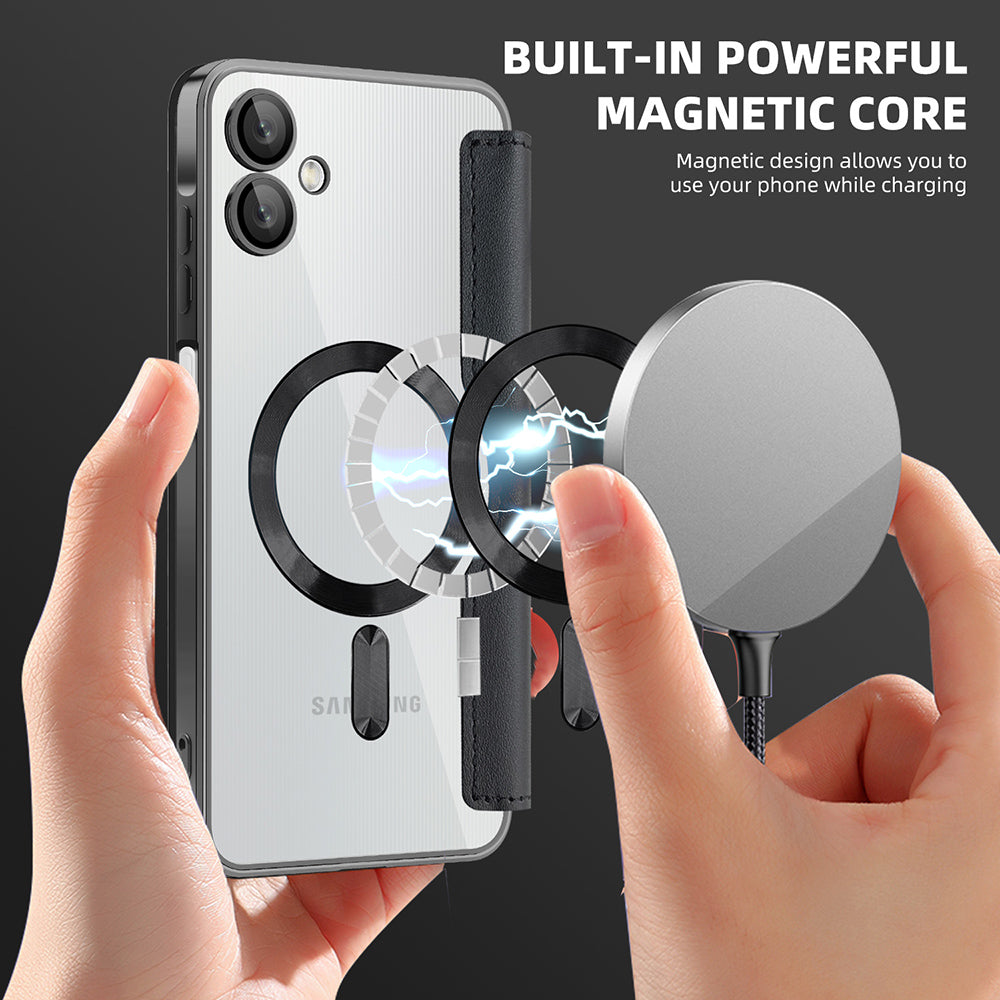 Techsuit - SmartMag Book Case - Galaxy A06 - Black