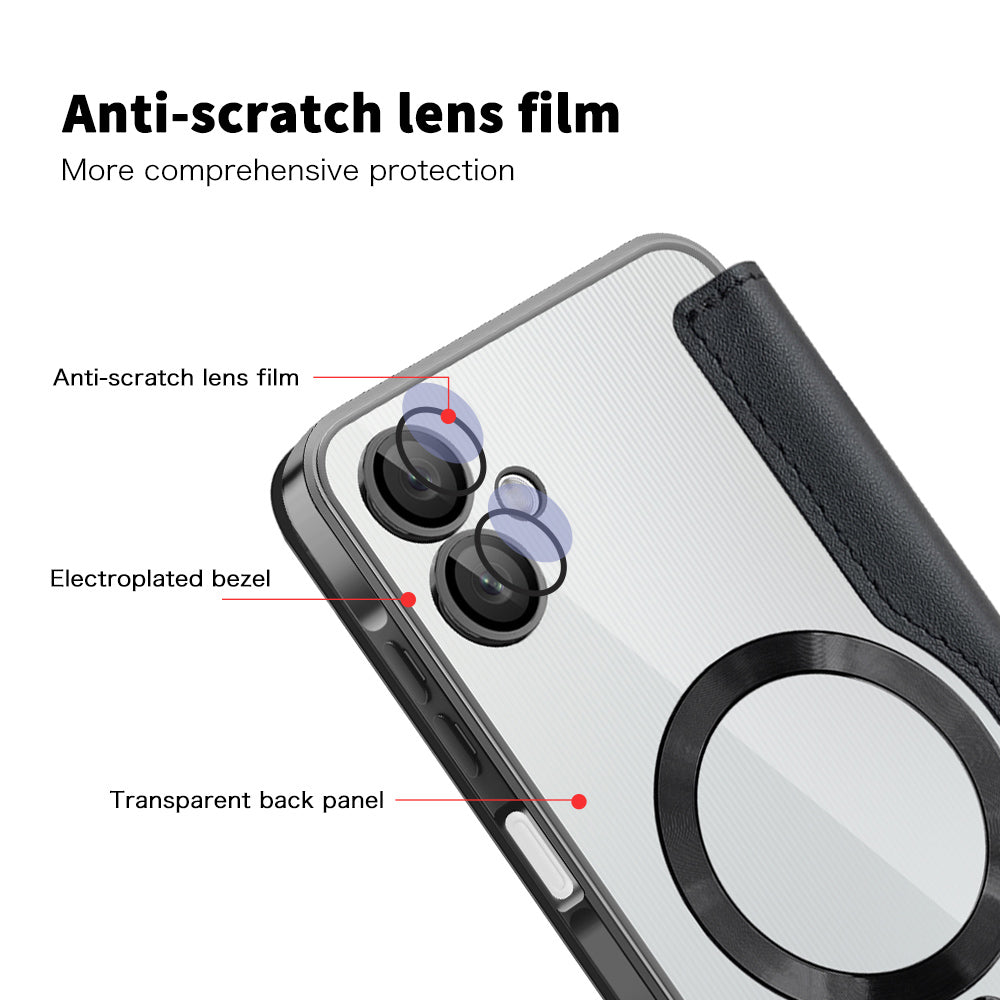 Techsuit - SmartMag Book Case - Galaxy A06 - Black