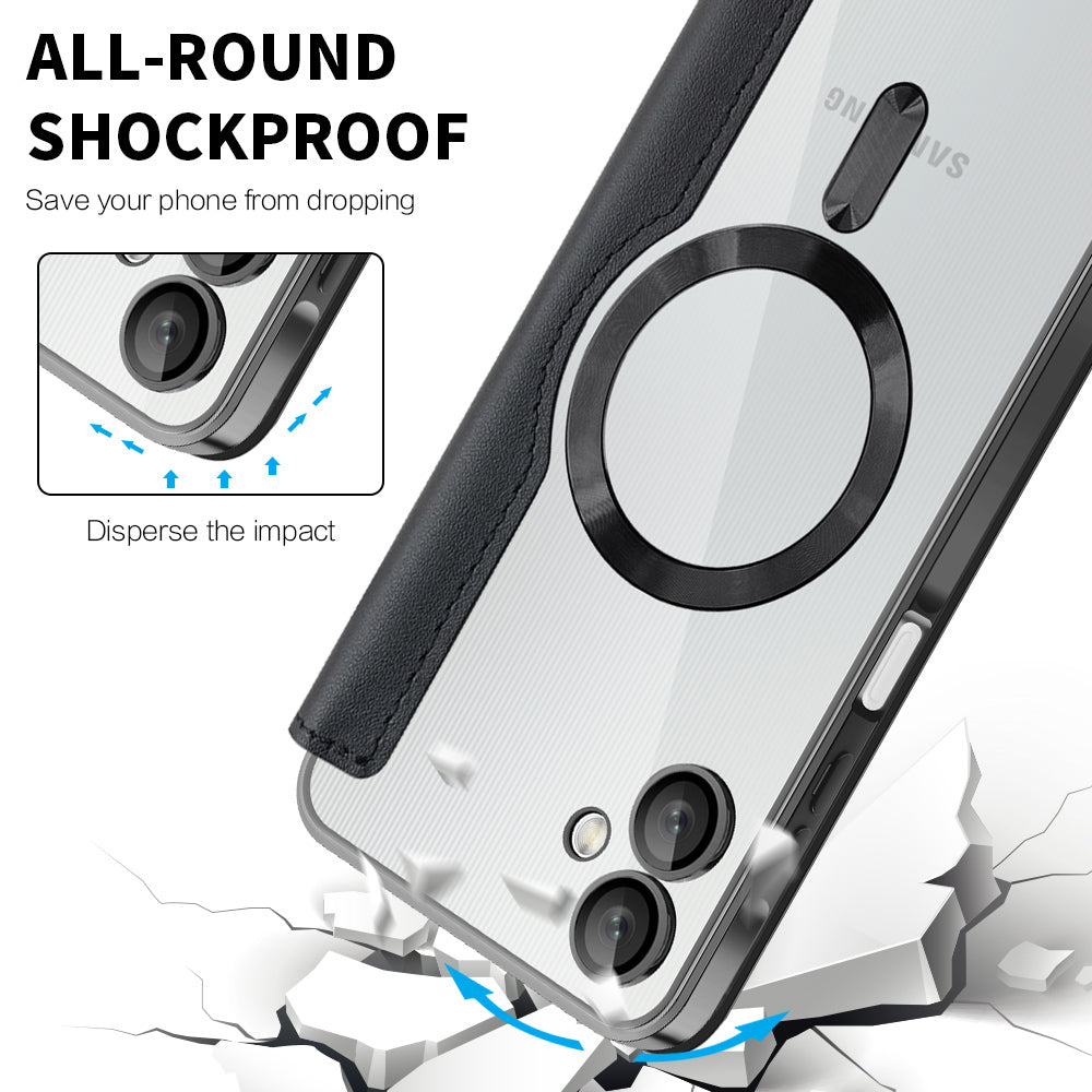 Techsuit - SmartMag Book Case - Galaxy A06 - Black