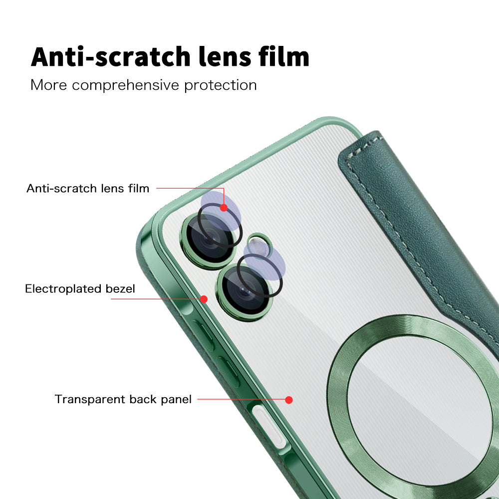 Techsuit - SmartMag Book Case - Galaxy A06 - Green