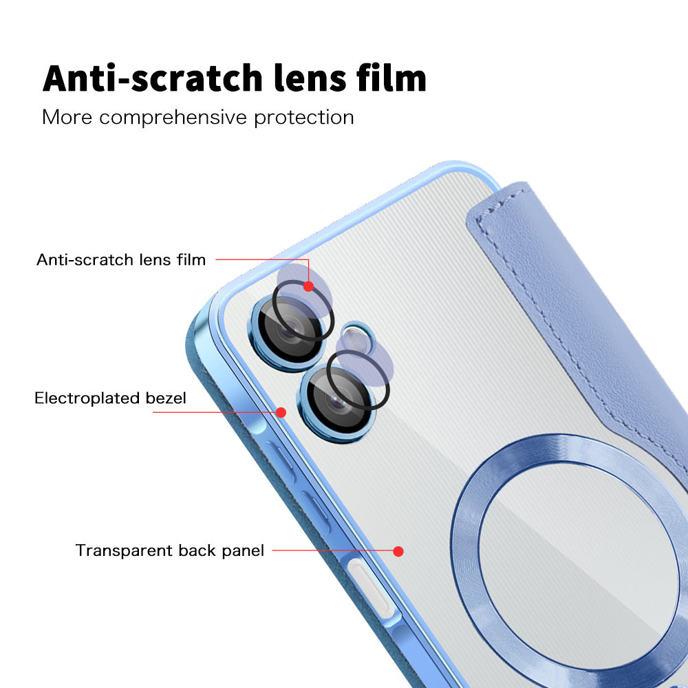 Techsuit - SmartMag Book Case - Galaxy A06 - Light Blue