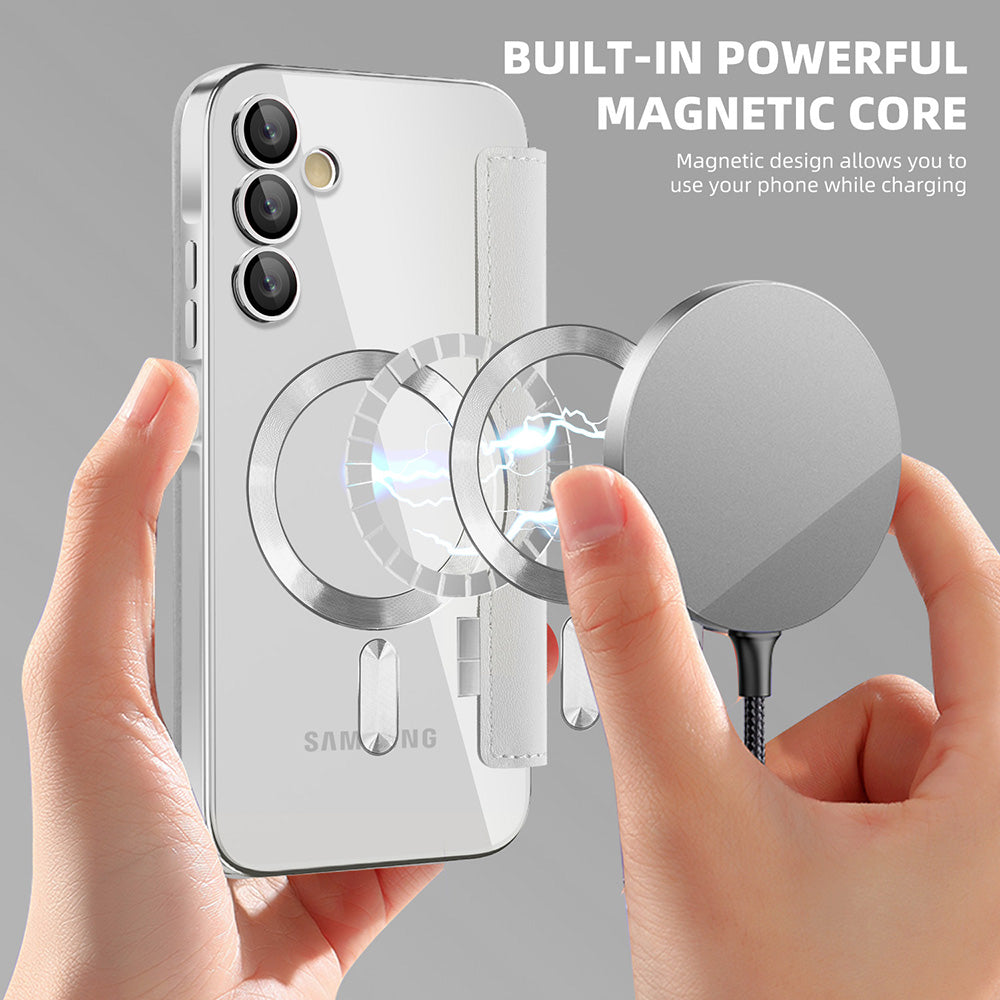 Techsuit - SmartMag Book Case - Galaxy A15 4G / A15 5G - Gray