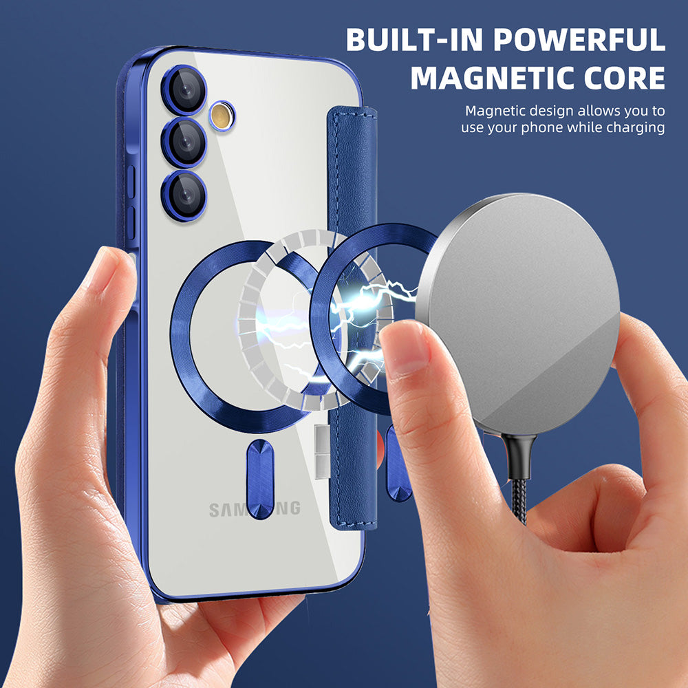 Techsuit - SmartMag Book Case - Galaxy A15 4G / A15 5G - Blue