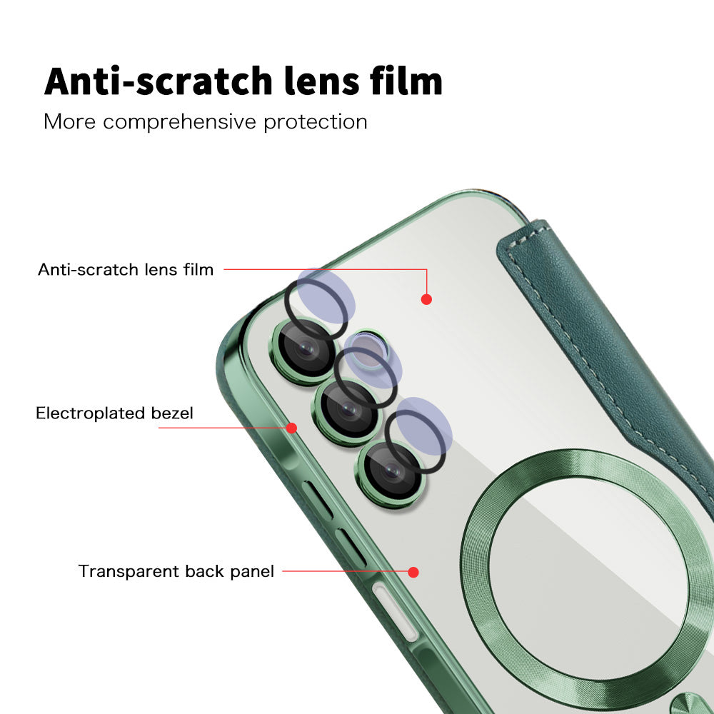 Techsuit - SmartMag Book Case - Galaxy A15 4G / A15 5G - Green