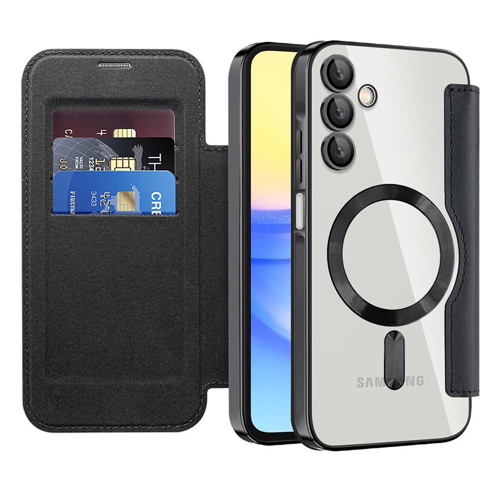 Techsuit - SmartMag Book Case - Samsung Galaxy A15 4G / A15 5G - Black