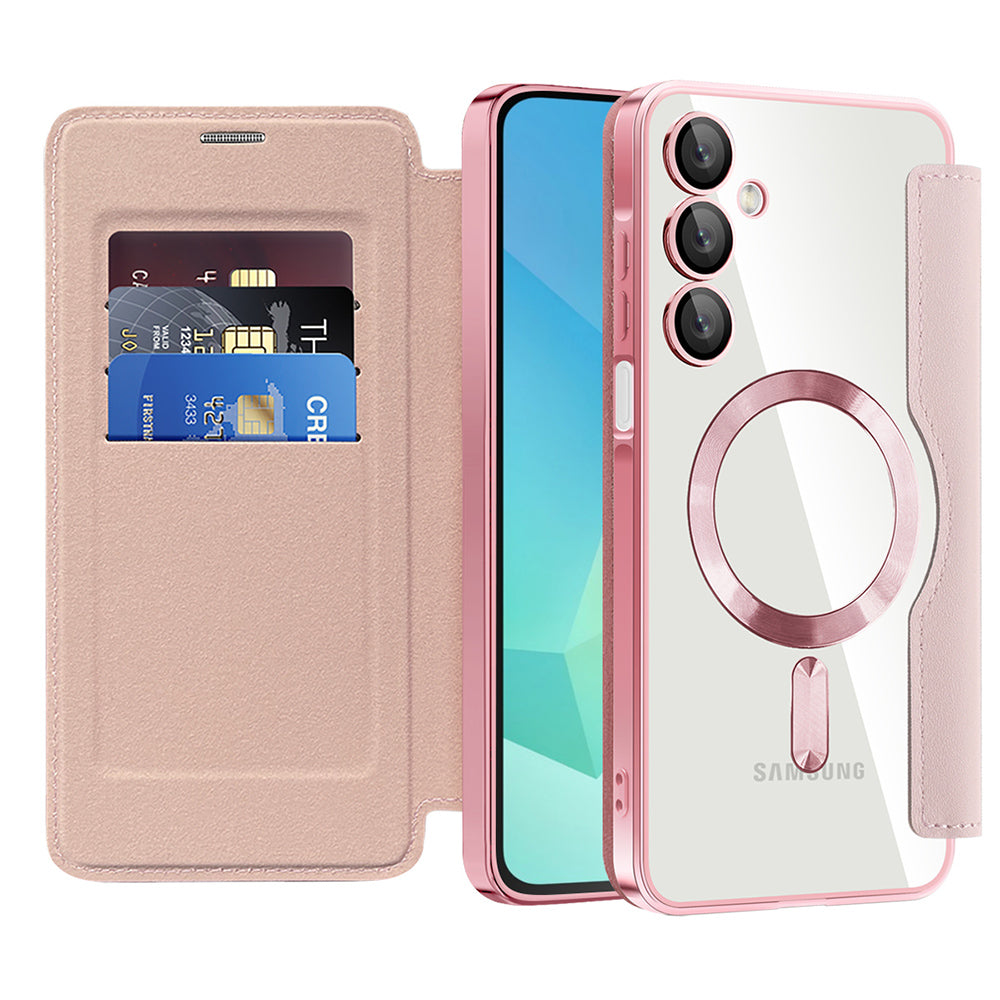 Techsuit - SmartMag Book Case - Samsung Galaxy A16 4G / A16 5G - Pink