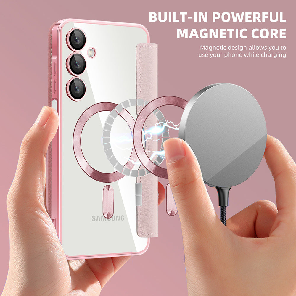 Techsuit - SmartMag Book Case - Galaxy A16 4G / A16 5G - Pink