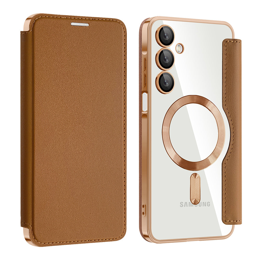 Techsuit - SmartMag Book Case - Galaxy A16 4G / A16 5G - Brown