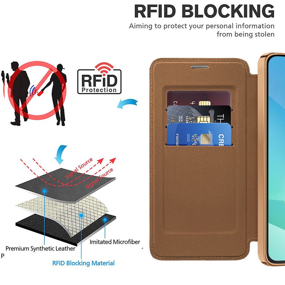 Techsuit - SmartMag Book Case - Galaxy A16 4G / A16 5G - Brown