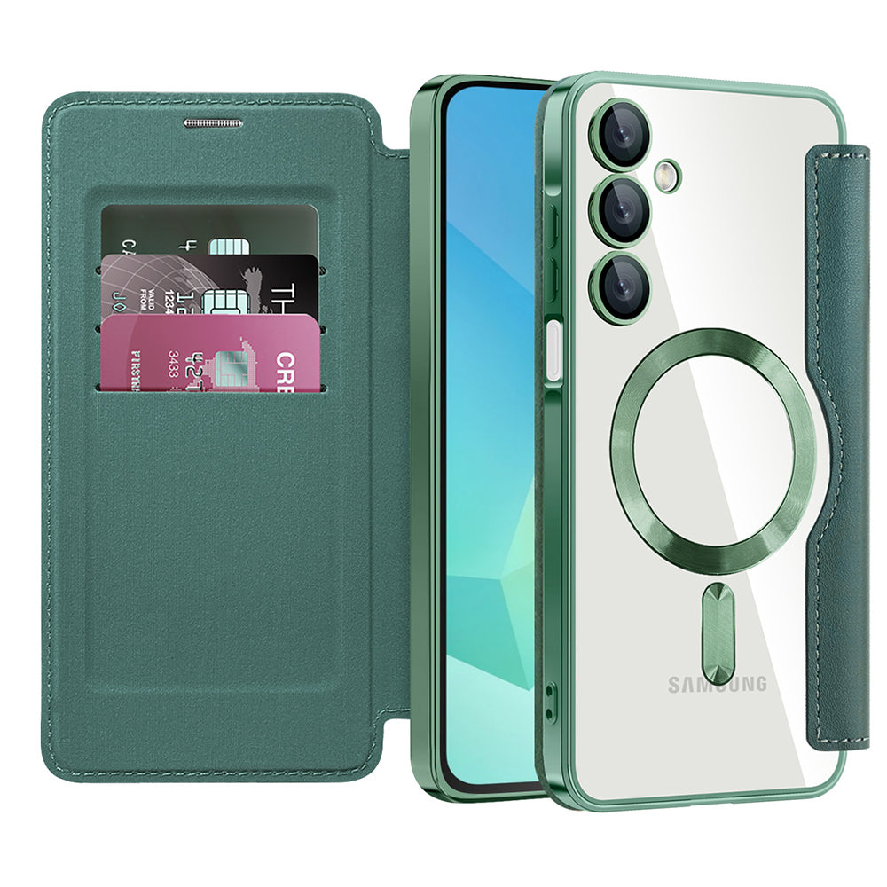 Techsuit - SmartMag Book Case - Samsung Galaxy A16 4G / A16 5G - Green